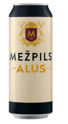 Mežpils gaišais alus 5.3% 500 ml can